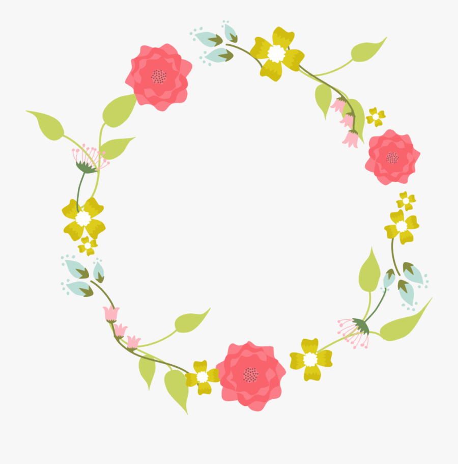 Floral Wreath Clipart - Coronita De Flores Png, Transparent Clipart