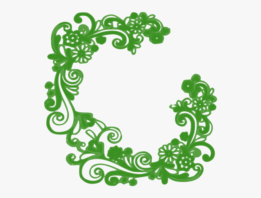 Decorative Wreath 2 Svg Clip Arts - Wreath Clip Art, Transparent Clipart