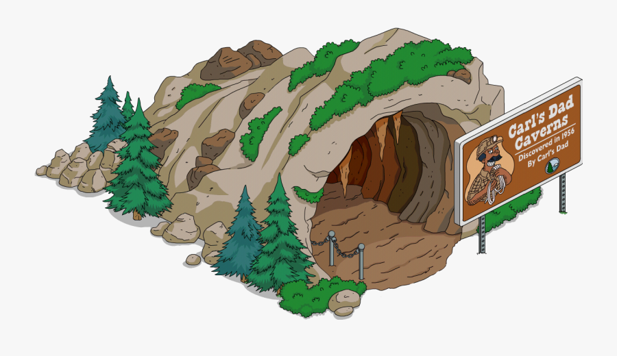 Cavern Clipart Cave - Simpsons Tapped Out Rock, Transparent Clipart