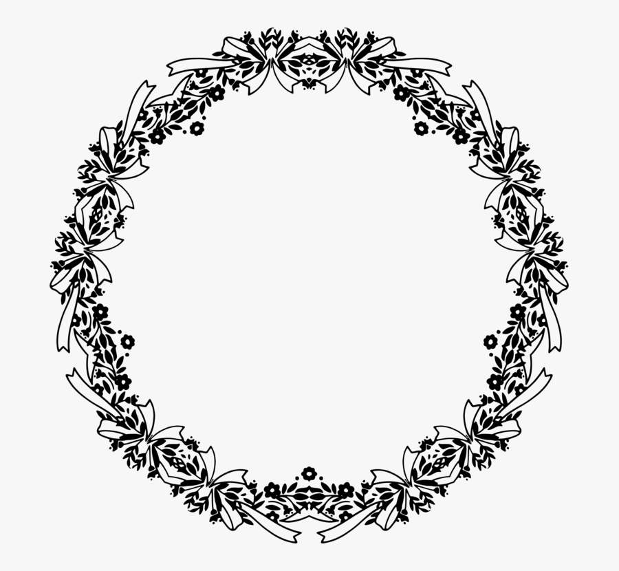 Plant,leaf,wreath - Circle, Transparent Clipart