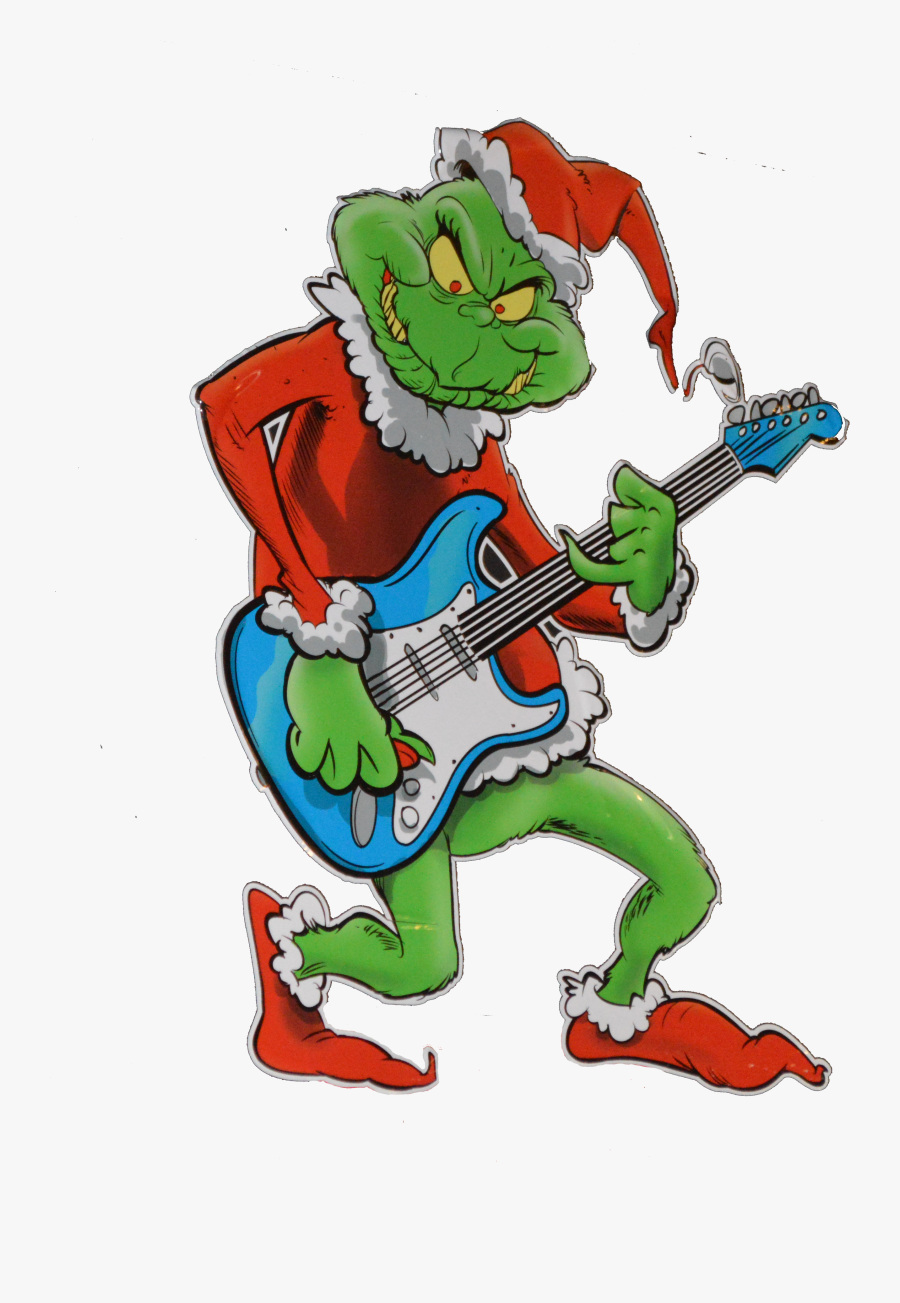 Grinch Png Transparent - Grinch Playing An Instrument, Transparent Clipart