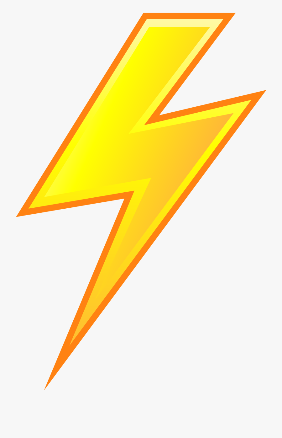 Electricity Clipart Lightning Strike - Triangle, Transparent Clipart