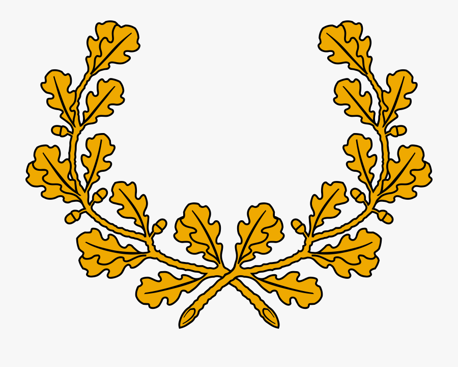 Oak Wreath Clip Arts - Estonian Coat Of Arms, Transparent Clipart