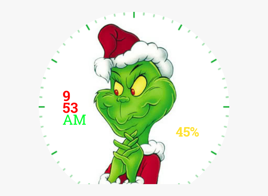 For Moto Facerepo Preview - Grinch In Santa Hat, Transparent Clipart