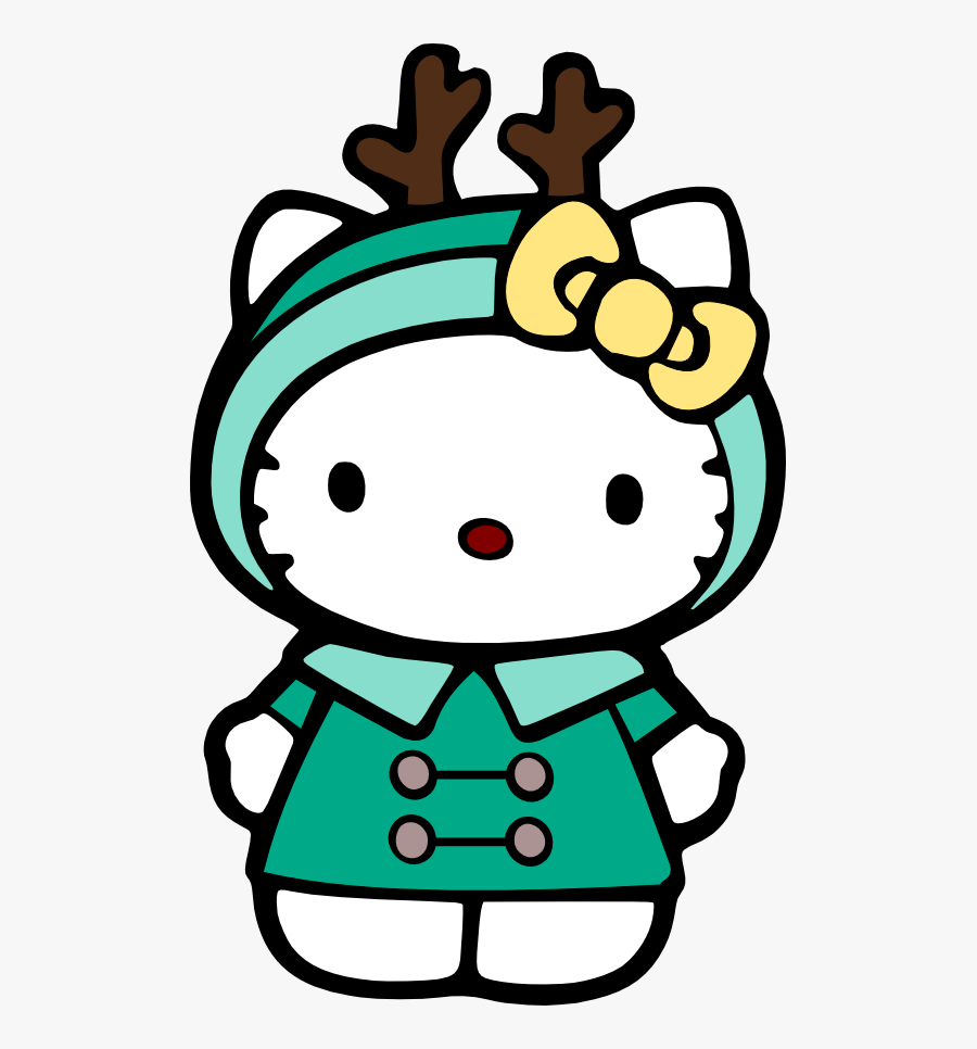Hello Kitty - Hello Kitty In Christmas, Transparent Clipart