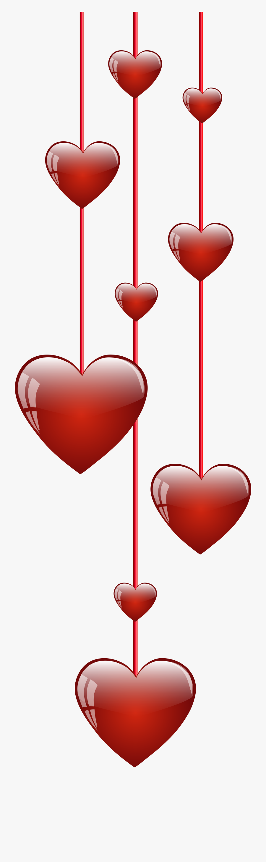 Grinch Heart Clipart - Png String Of Hearts, Transparent Clipart