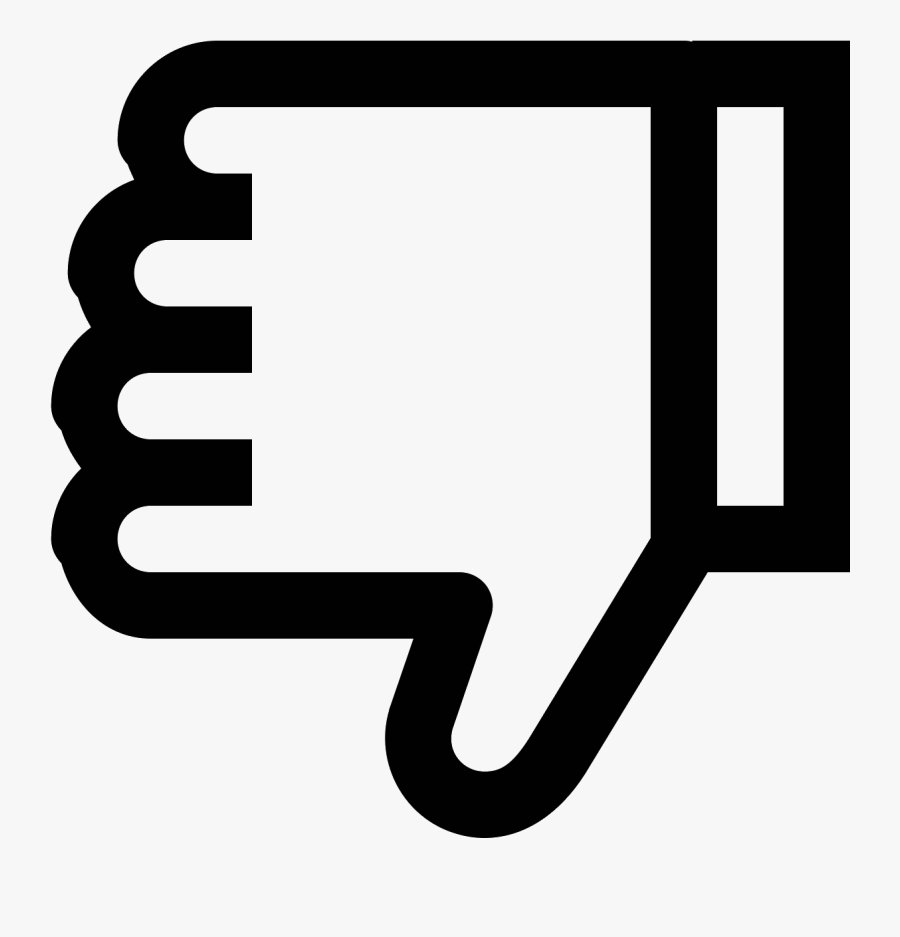 Transparent Thumbs Down Clipart, Transparent Clipart