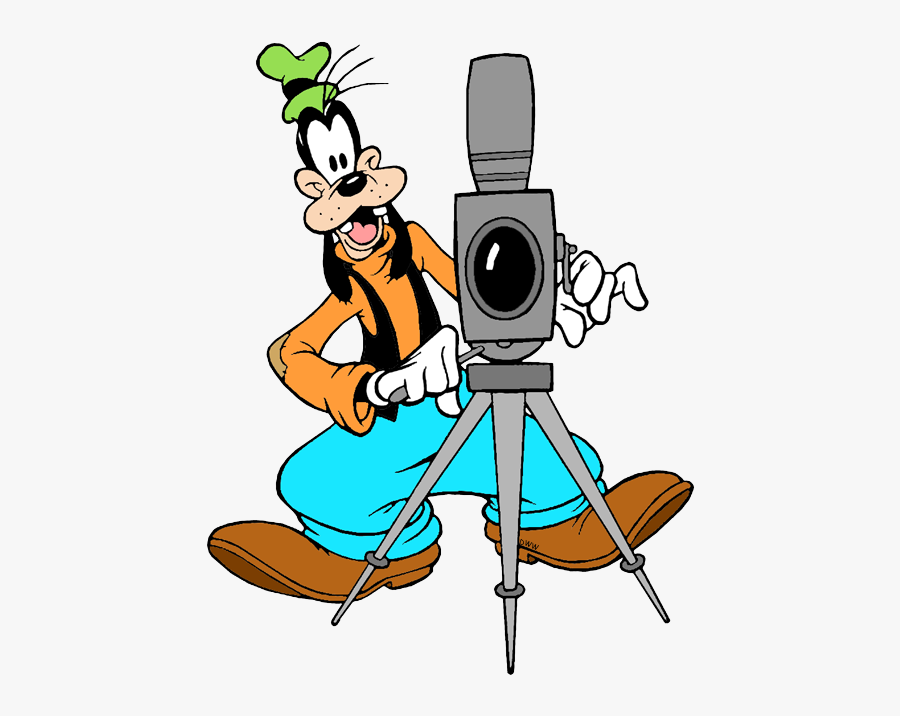 Disney Goofy Clip Art Images - Disney Characters With Camera, Transparent Clipart