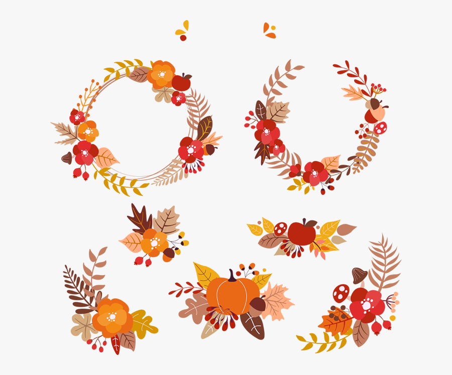 Forest Wreath, Transparent Clipart