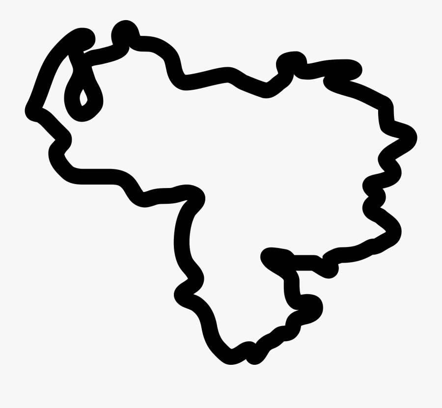 Facebook Thumbs Up Venezuela Png Clip Free - Mapa De Venezuela Vector, Transparent Clipart