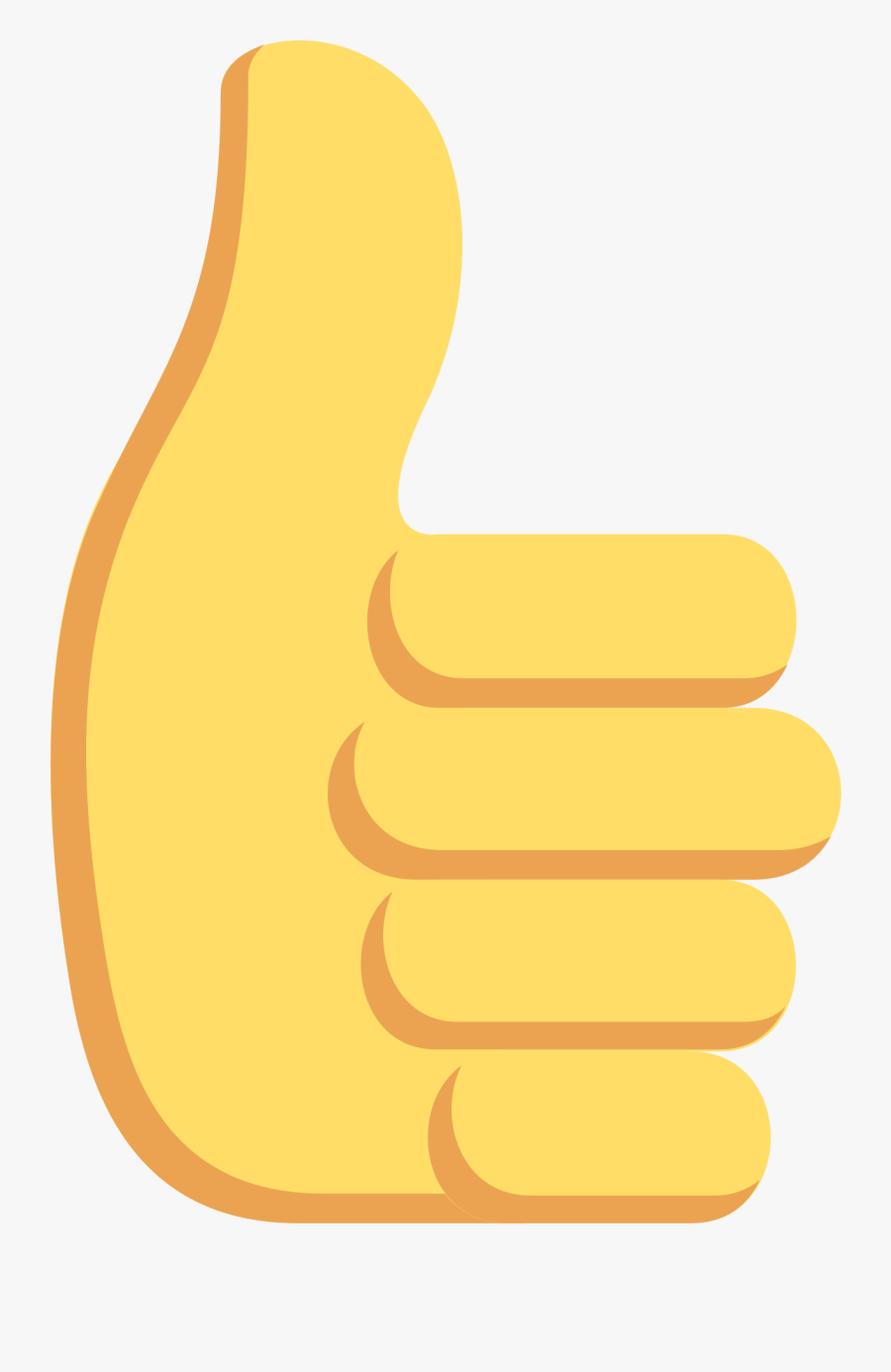 Thumbs Up Hand Emoji Clipart Discord Transparent Png, Transparent Clipart