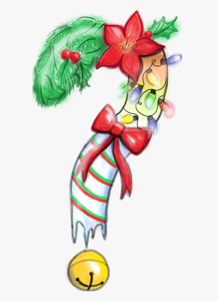 My Journey From Christmas - Christmas Question Mark Clip Art, Transparent Clipart