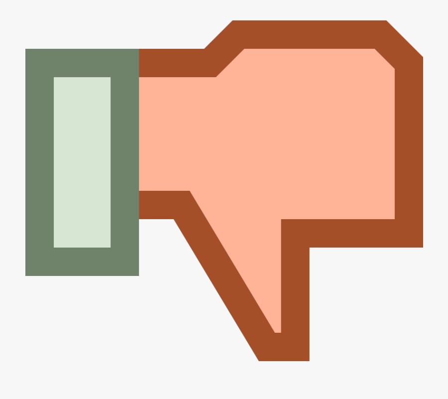 Thumb Down Dislike Free Vector / 4vector - Kid Disagree Clip Art, Transparent Clipart