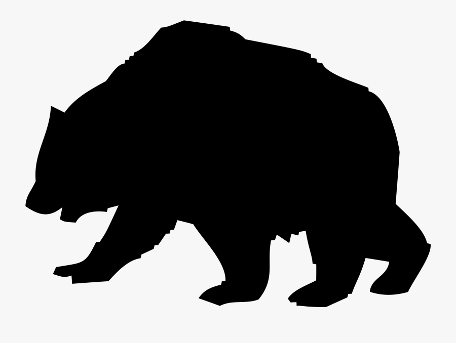 Silhouette Of A Bear - Gambar Profil Kosong Keren, Transparent Clipart