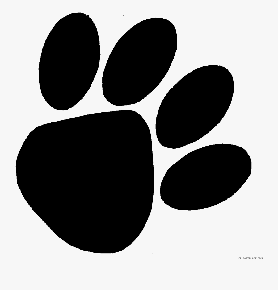 Transparent Panther Paws Clipart - Teddy Bear Paw Print, Transparent Clipart