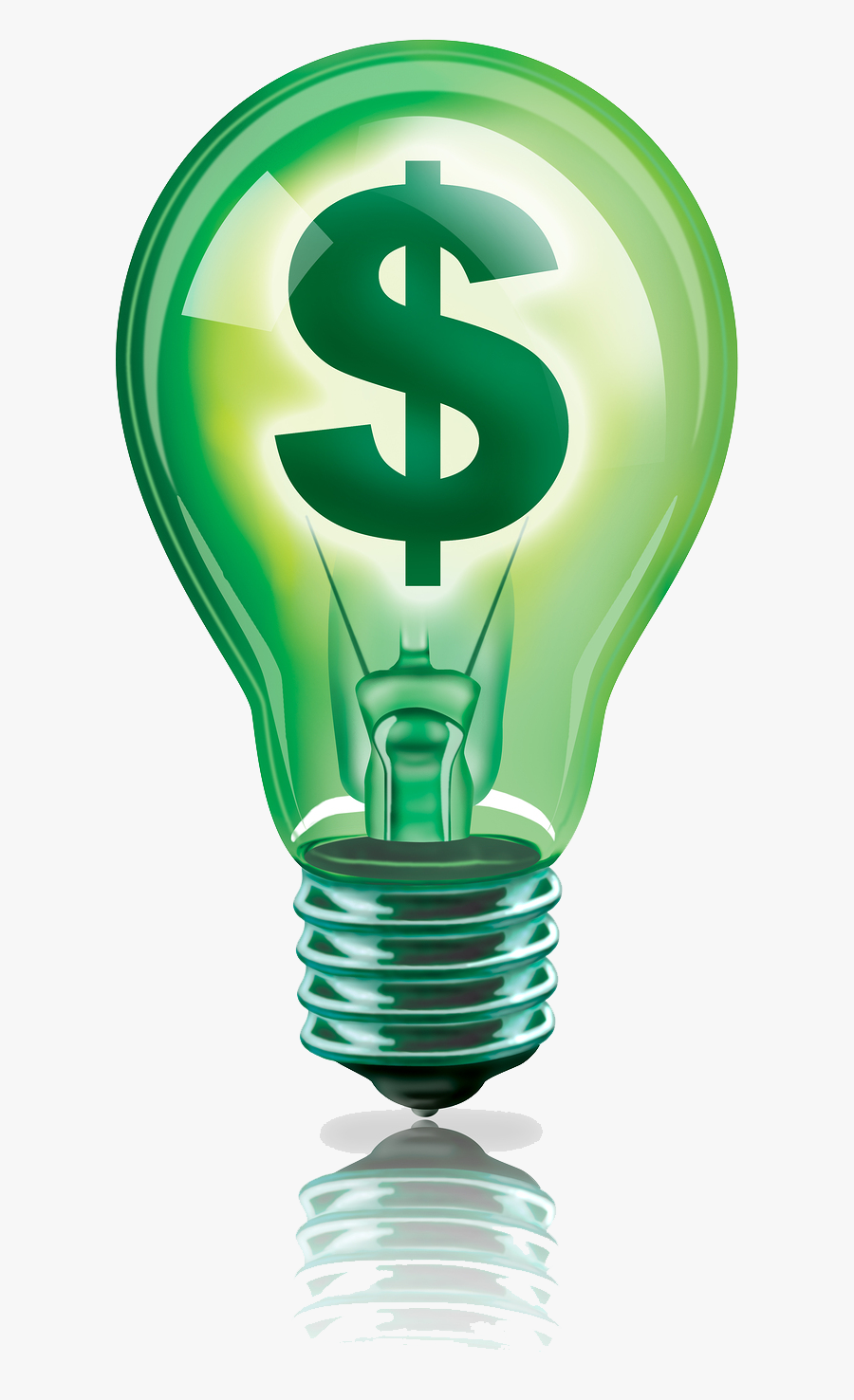 Save Electricity Png Images Transparent Free Download - Light Bulb With Money, Transparent Clipart