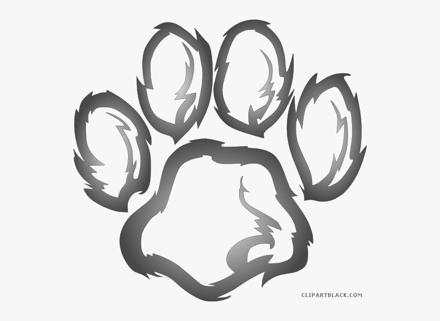 Transparent Tiger Paw Logo, Transparent Clipart