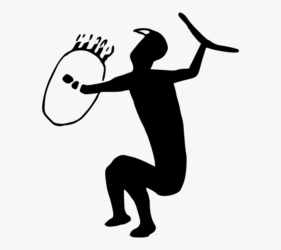 Cave Free Vector Graphic - Bushman Cartoon, Transparent Clipart