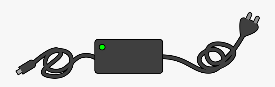 Clip Art Power Cord Clipart - Laptop Charger Clipart, Transparent Clipart