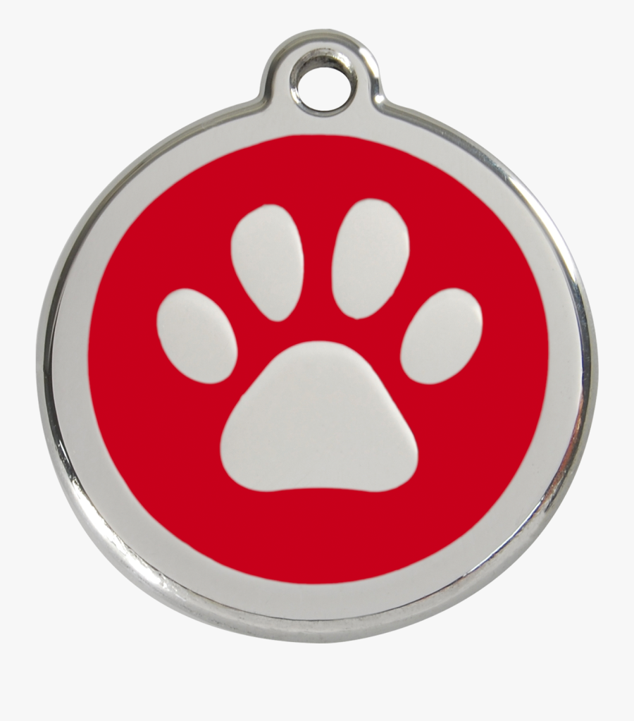 Paw Clipart Dog Collar - Pet Tag Qr Print, Transparent Clipart