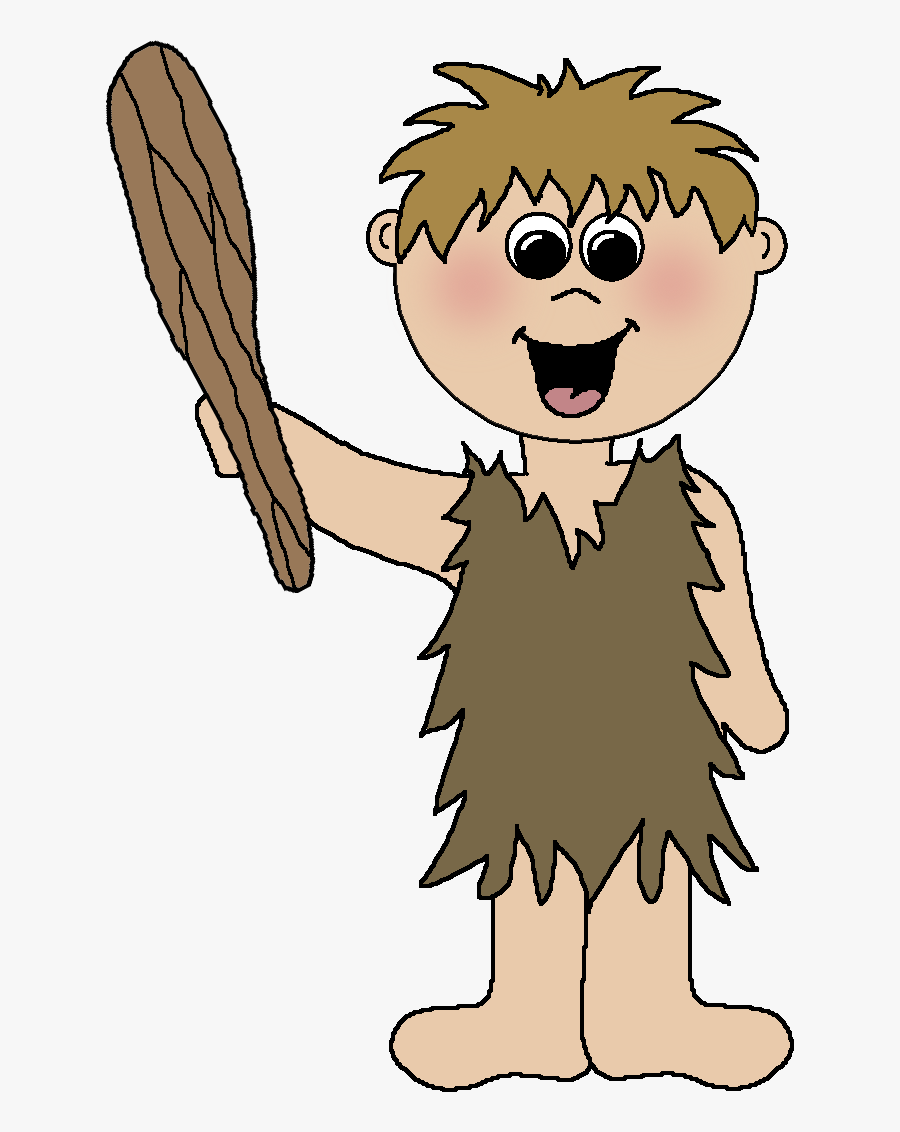 Caveboy - Homo Sapiens Clip Art, Transparent Clipart