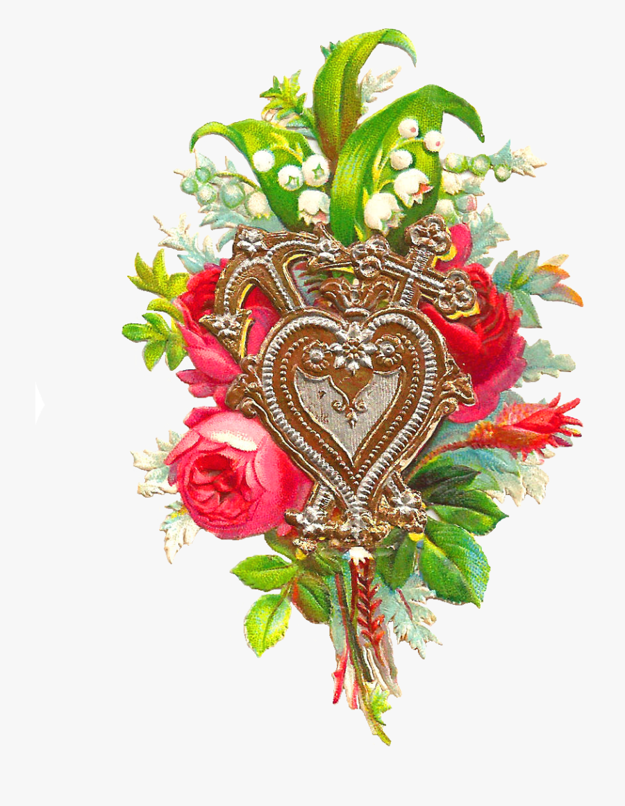 Free Flower Clip Art - Red Rose Love Flowers, Transparent Clipart