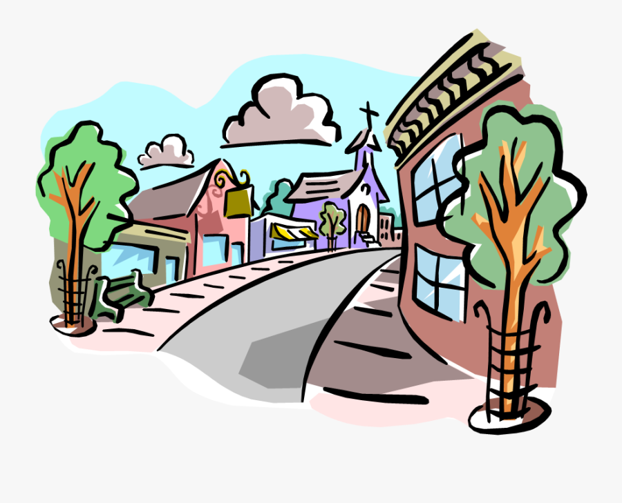 Setting Clipart - Neighborhood Clipart, Transparent Clipart