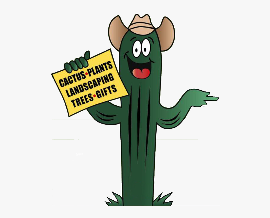 Transparent Potted Cactus Clipart - Cartoon, Transparent Clipart