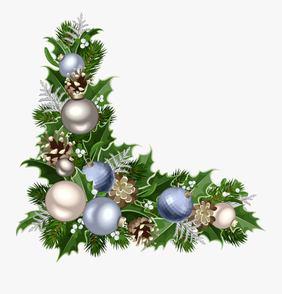 Gallery Christmas Png Add - Corner Christmas Decorations Png, Transparent Clipart