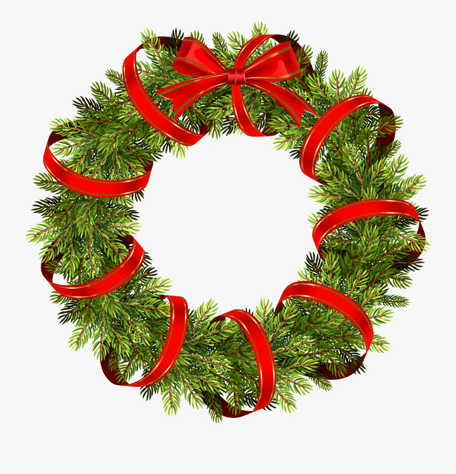 Christmas Decoration Png Ribbon, Transparent Clipart