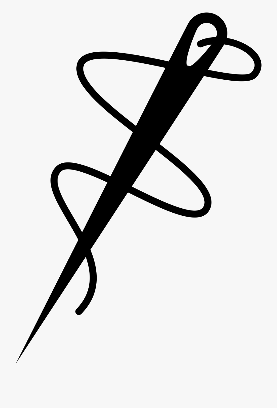 49890 - Transparent Needle And Thread, Transparent Clipart