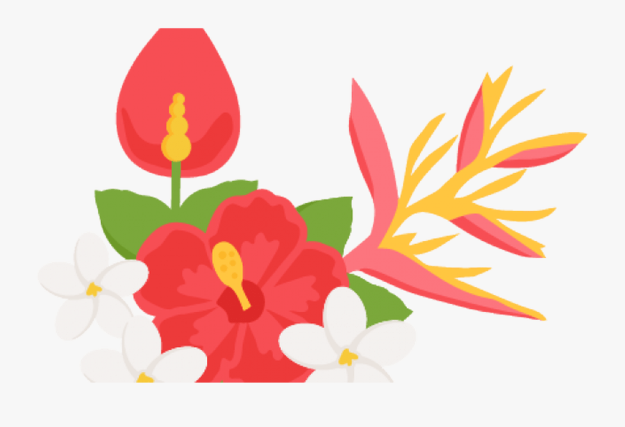 Transparent Clip Art Flower Boarder Gardening Flower - Transparent Tropical Clip Art, Transparent Clipart
