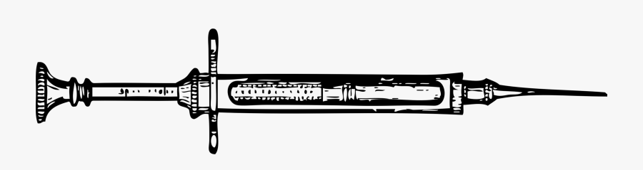 Hypodermic Needle Clip Art Hypodermic Needle - Heroin Needle Vector Png, Transparent Clipart