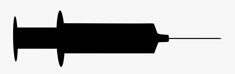 Photography - Syringe Silhouette Clipart, Transparent Clipart