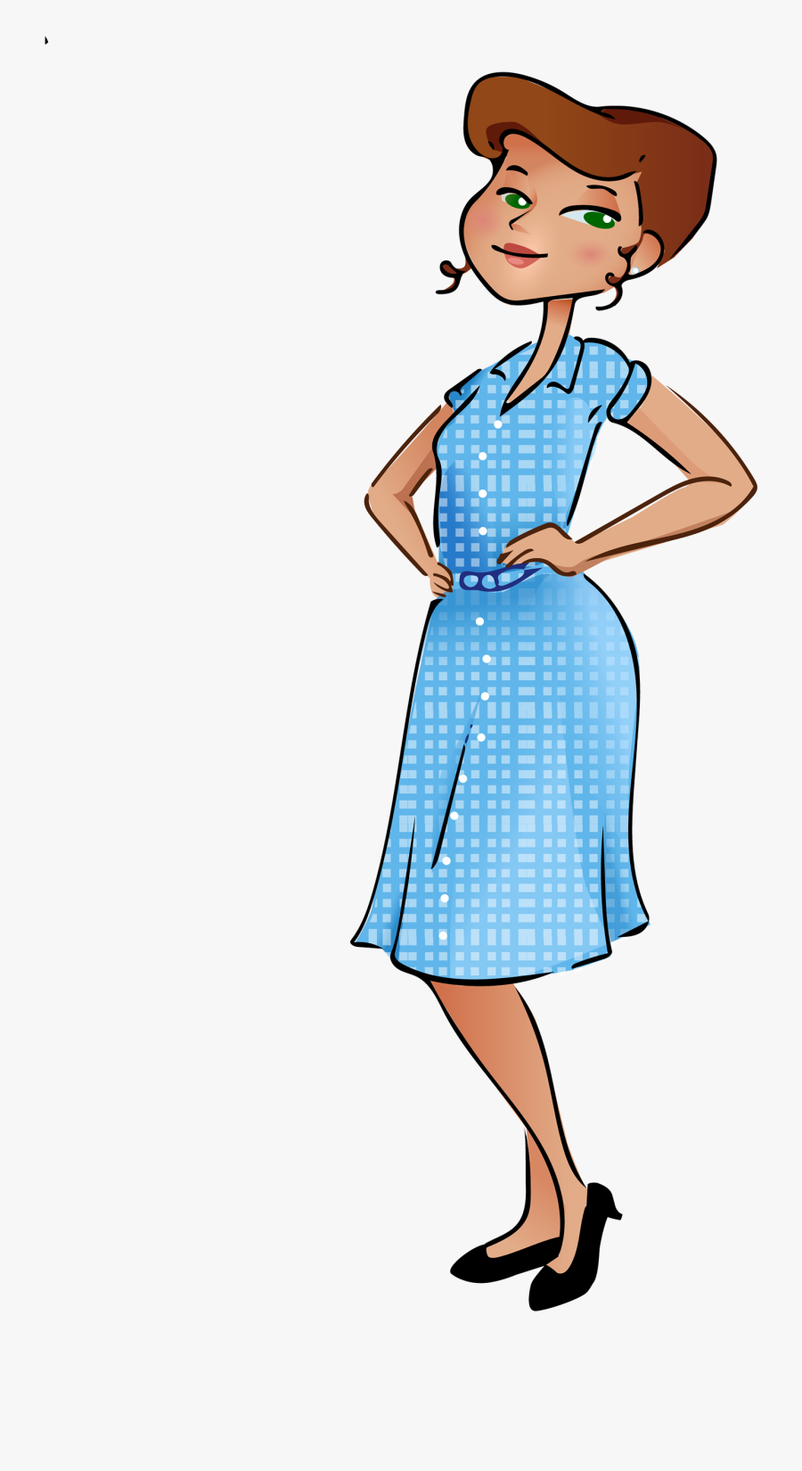 Been Gardening For Years In Well-worn Clothes And Pants - Cartoon, Transparent Clipart