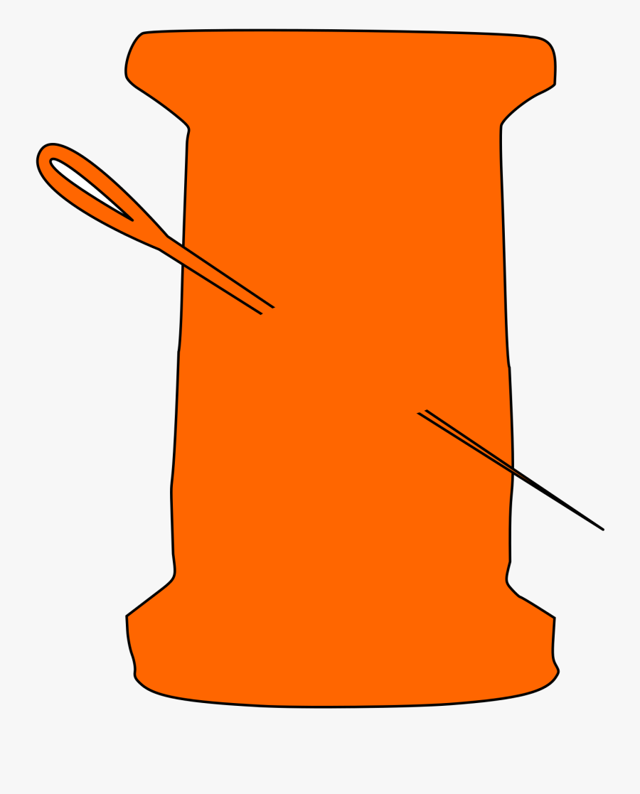Shears Clipart Thread - Thread Silhouette, Transparent Clipart
