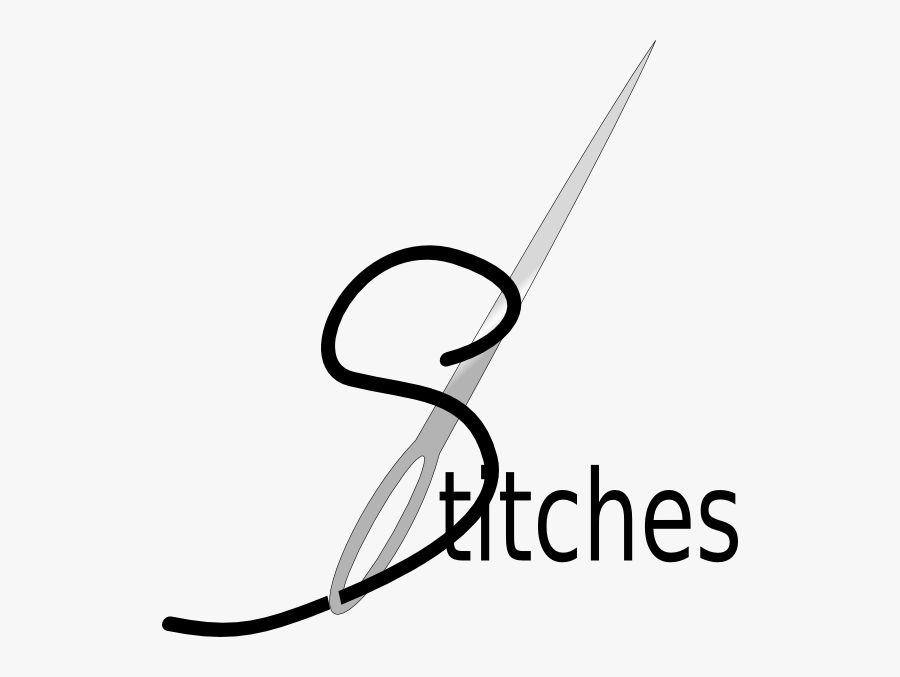 Stitches With Needle And Thread, Transparent Clipart