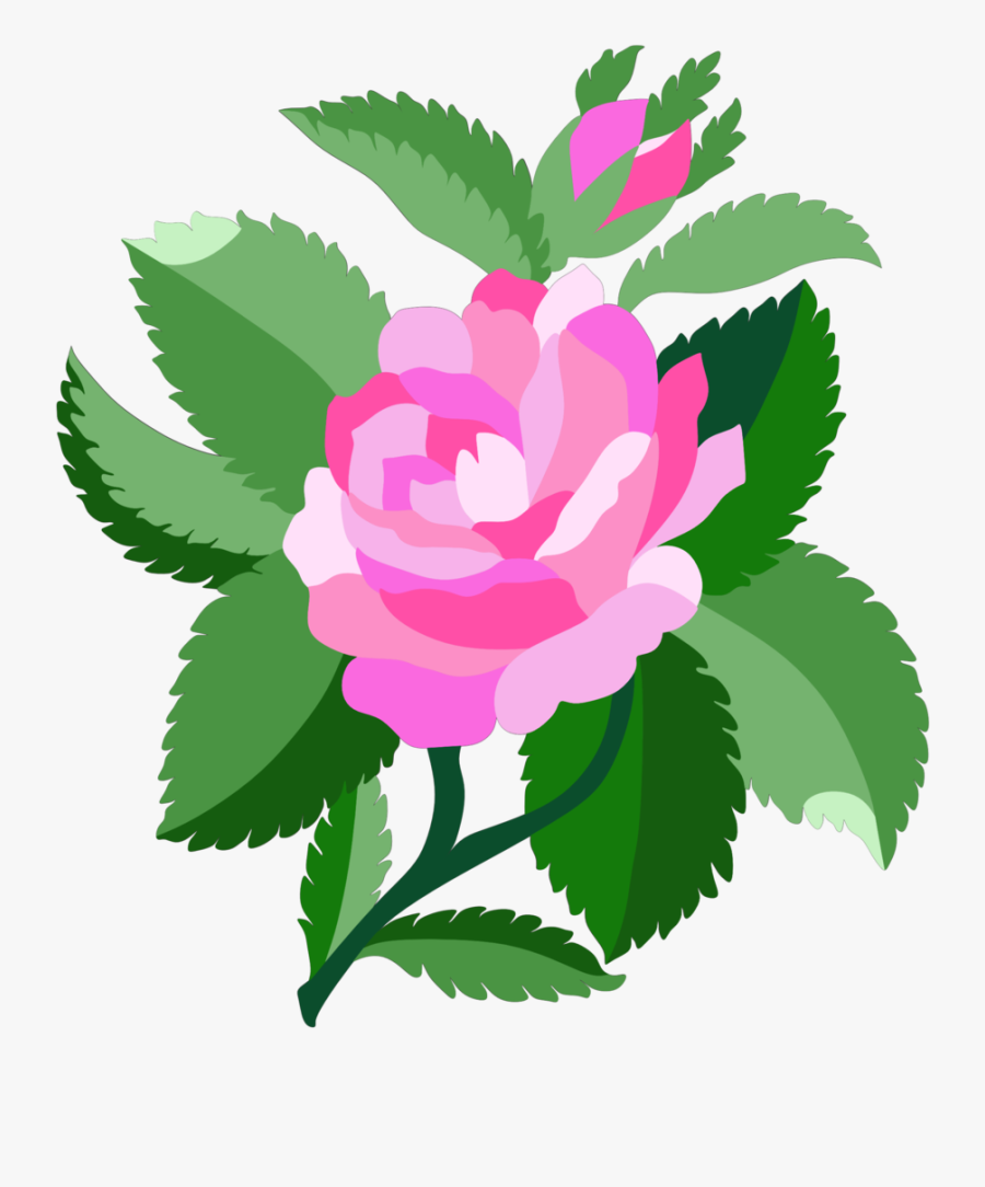 Damask Rose Clipart, Transparent Clipart