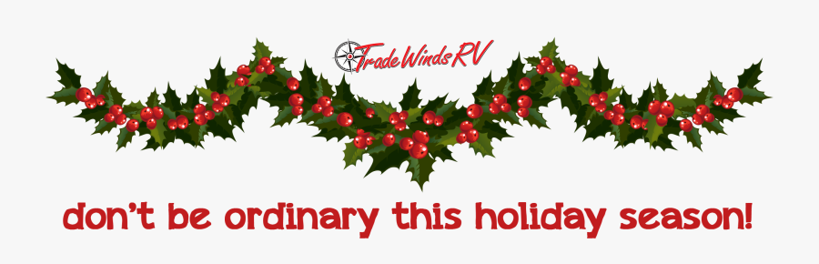 Home For The Holidays - Christmas Garland Png, Transparent Clipart