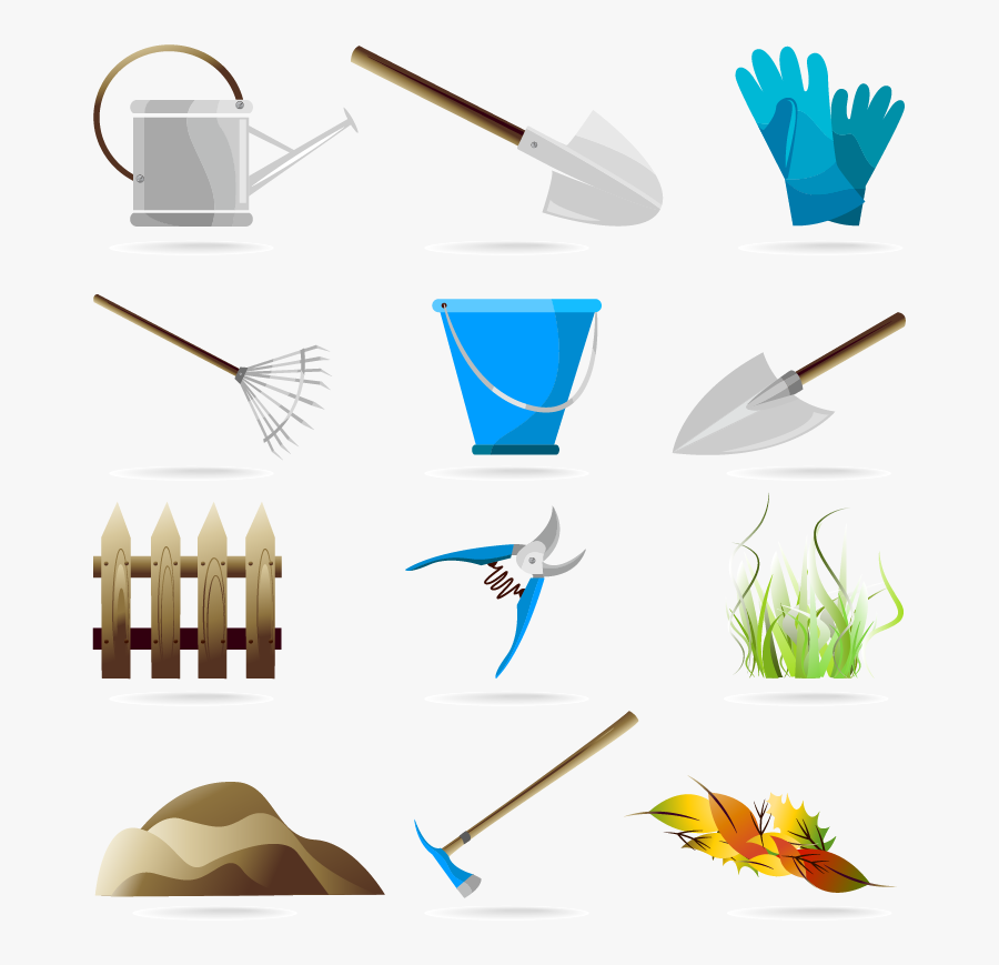 Garden Tool Gardening - Florist Tools Cartoon, Transparent Clipart