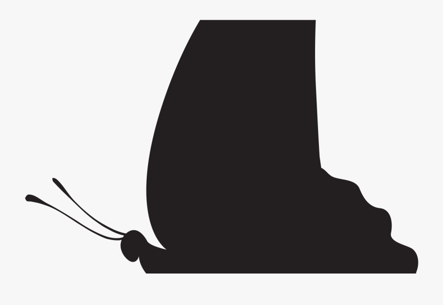 Flower Butterfly Silhouette Clip Art Gardening - Silhouette, Transparent Clipart