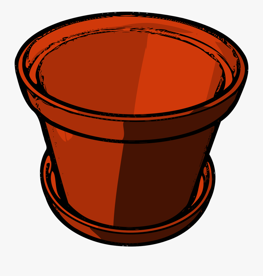 Flowerpot - Pot Clipart, Transparent Clipart