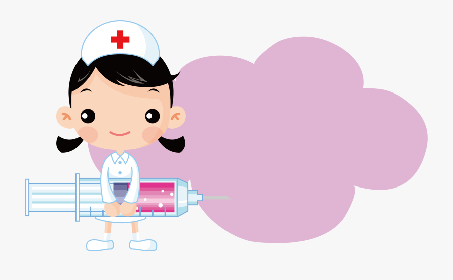 Image Free Nurse Needle Clipart - Nurse Border Clipart, Transparent Clipart