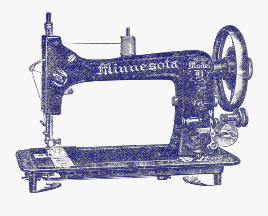 Sewing Machine Clipart Vintage Needle Thread - Png Purple Sewing Machine, Transparent Clipart