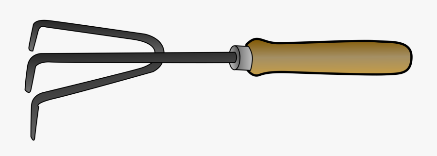 Line,angle,tool - Gardening Fork Clipart, Transparent Clipart