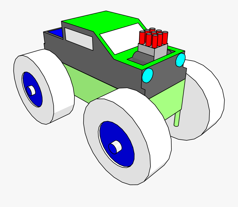 Monster Truck Toy Clipart Png - Tractor, Transparent Clipart