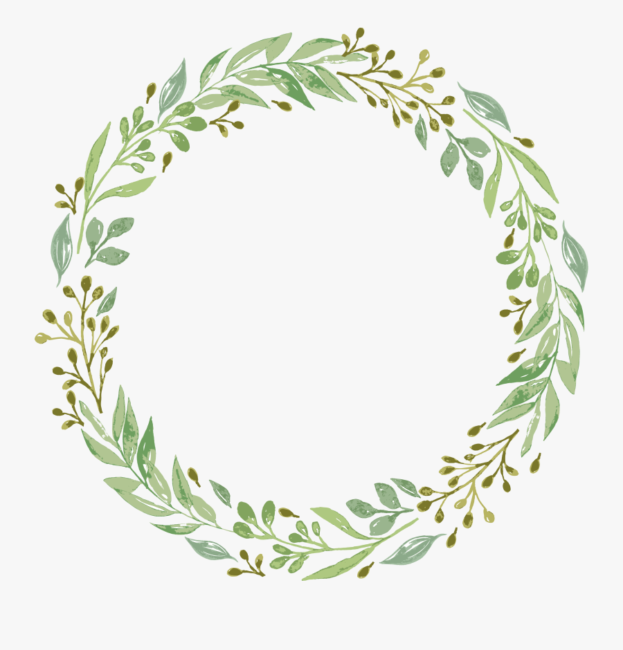 Vector Free Stock Leaf Garland Clipart - Transparent Background Leaf Wreath Clipart, Transparent Clipart