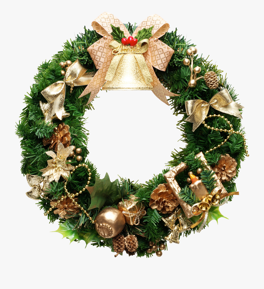 Clip Art Advent Christmas Decoration Year - Венок Новый Год Пнг, Transparent Clipart