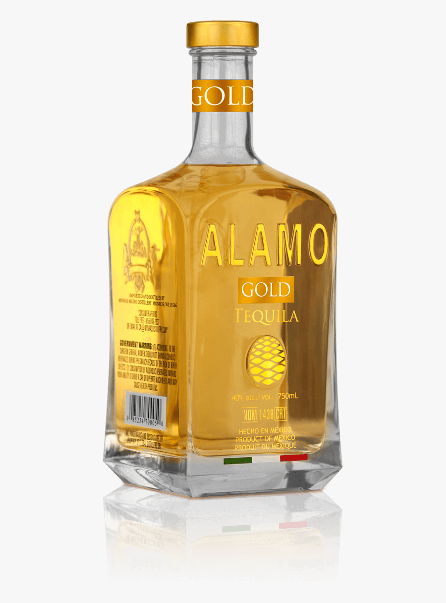 Alamo Gold Tequila - Alamo Tequila, Transparent Clipart