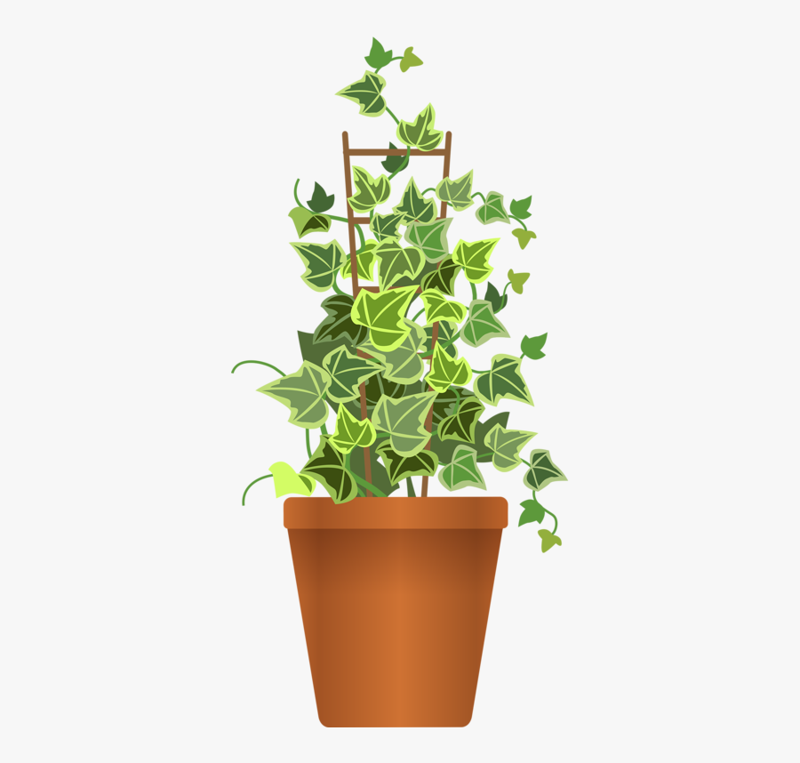 Flowers Pot Vector Png, Transparent Clipart